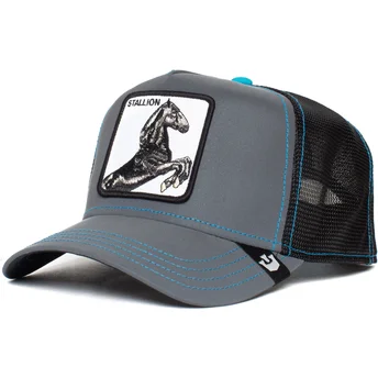 schwarze-trucker-kappe-pferd-stallion-reflective-the-farm-von-goorin-bros