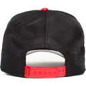 casquette-trucker-noire-et-rouge-chevre-goat-goaty-mcgoatface-patent-leather-the-farm-goorin-bros