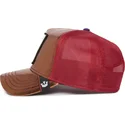 trucker-cap-orange-und-rot-tiger-spotlight-metallic-the-farm-von-goorin-bros