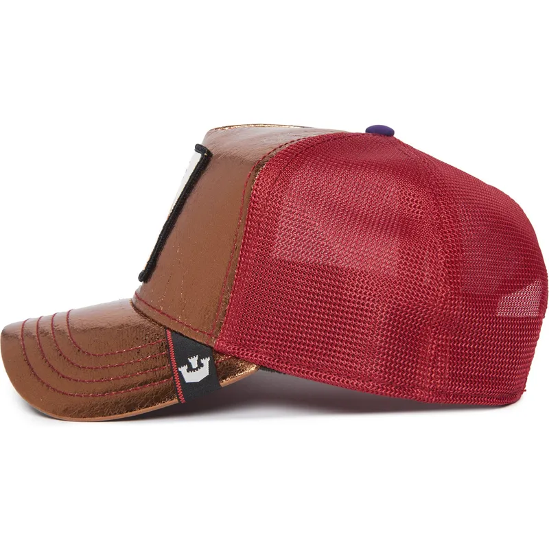 trucker-cap-orange-und-rot-tiger-spotlight-metallic-the-farm-von-goorin-bros trucker-cap-orange-und-rot-tiger-spotlight-metallic-the-farm-von-goorin-bros