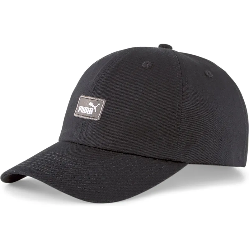 schwarze-verstellbare-curved-cap-essentials-iii-von-puma