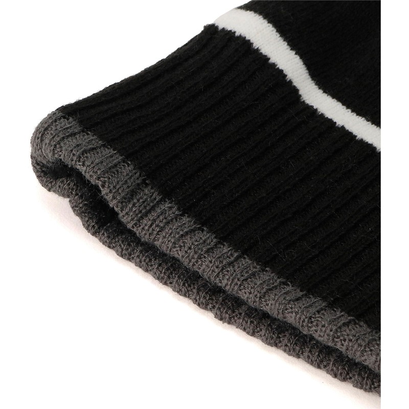 puma-black-and-grey-beanie-with-pompom
