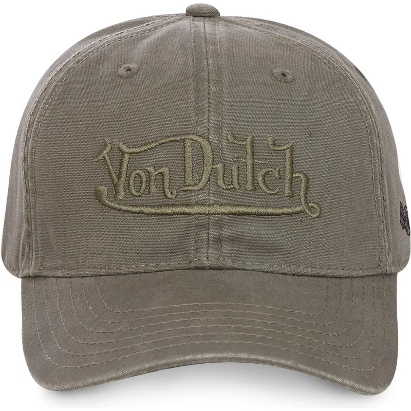 grune-verstellbare-gebogene-kappe-forestnk-von-von-dutch