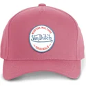 dunkelrote-gebogene-snapback-kappe-kustom-kulture-col-rasp-von-von-dutch