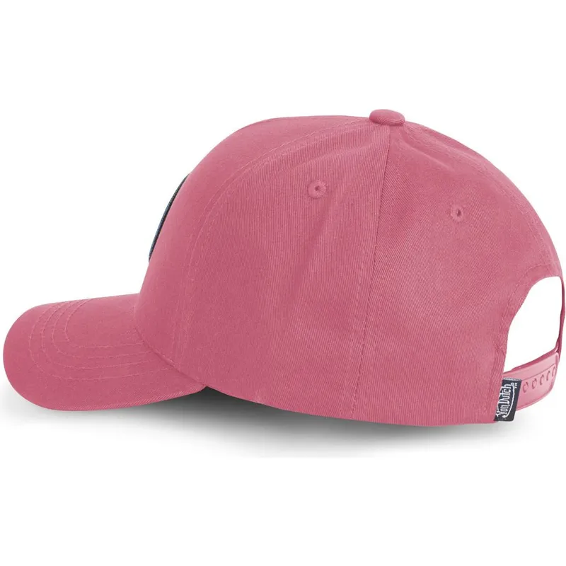 dunkelrote-gebogene-snapback-kappe-kustom-kulture-col-rasp-von-von-dutch