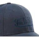 gebogene-marineblaue-snapback-kappe-suedine1-von-von-dutch