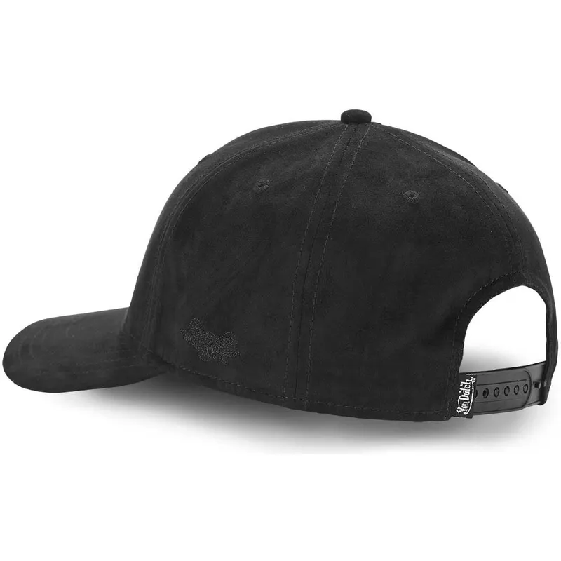 schwarze-gebogene-snapback-kappe-suedine4-von-von-dutch schwarze-gebogene-snapback-kappe-suedine4-von-von-dutch