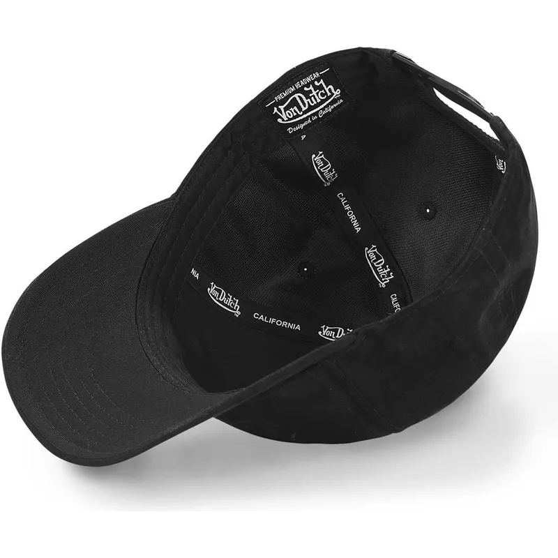 schwarze-gebogene-snapback-kappe-suedine4-von-von-dutch schwarze-gebogene-snapback-kappe-suedine4-von-von-dutch