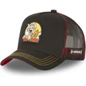 capslab-tom-and-jerry-tj1-looney-tunes-black-and-red-trucker-hat