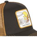 capslab-speedy-gonzales-spe3-looney-tunes-black-and-brown-trucker-hat