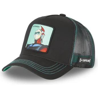 Capslab Daisuke Duke Fleed CAS ACT1 Robot Grendizer Black Trucker Hat