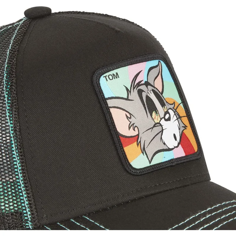 schwarze-trucker-kappe-tom-to5-looney-tunes-von-capslab