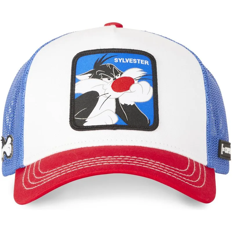 mutzen-gebogen-weiss-snapback-silvester-looney-tunes-von-capslab mutzen-gebogen-weiss-snapback-silvester-looney-tunes-von-capslab