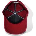 gebogene-verstellbare-weinrote-kappe-trusts-no1-distressed-black-white-logo-von-the-no1-face