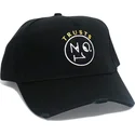 schwarze-verstellbare-curved-cap-trusts-no1-distressed-black-gold-logo-von-the-no1-face