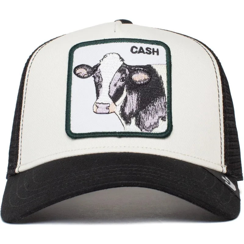 trucker-cap-weiss-und-schwarz-kuh-cash-cow-von-goorin-bros trucker-cap-weiss-und-schwarz-kuh-cash-cow-von-goorin-bros