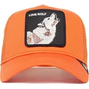 trucker-cap-orange-wolf-the-lone-wolf-the-farm-von-goorin-bros