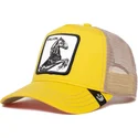 trucker-cap-gelb-und-weiss-pferd-the-stallion-the-farm-von-goorin-bros