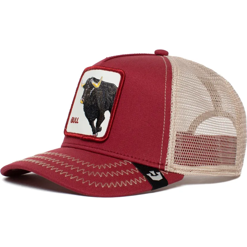 mutzen-gebogen-rot-snapback-the-farm-von-goorin-bros mutzen-gebogen-rot-snapback-the-farm-von-goorin-bros