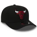 schwarze-gebogene-snapback-kappe-9fifty-stretch-snap-der-chicago-bulls-nba-von-new-era