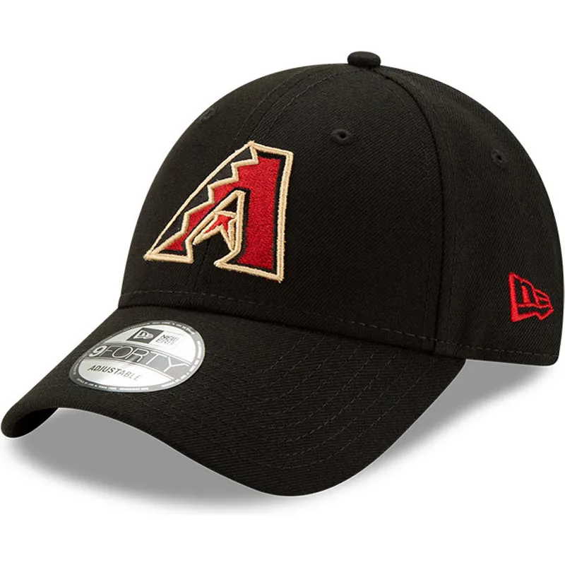 schwarze-verstellbare-gebogene-kappe-9forty-the-league-der-arizona-diamondbacks-mlb-von-new-era schwarze-verstellbare-gebogene-kappe-9forty-the-league-der-arizona-diamondbacks-mlb-von-new-era