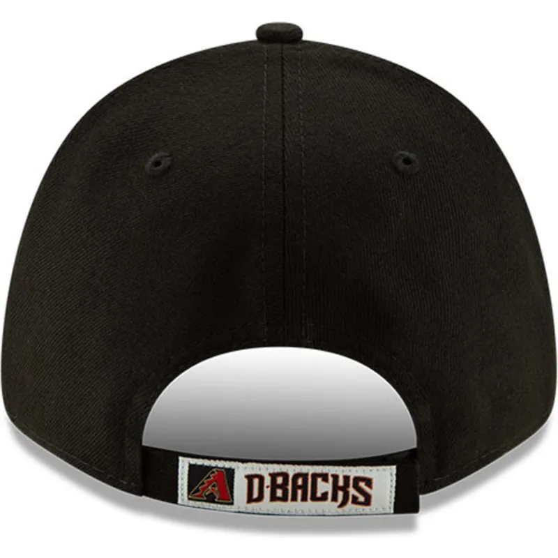 schwarze-verstellbare-gebogene-kappe-9forty-the-league-der-arizona-diamondbacks-mlb-von-new-era schwarze-verstellbare-gebogene-kappe-9forty-the-league-der-arizona-diamondbacks-mlb-von-new-era