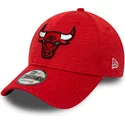 casquette-courbee-rouge-ajustable-9forty-shadow-tech-chicago-bulls-nba-new-era