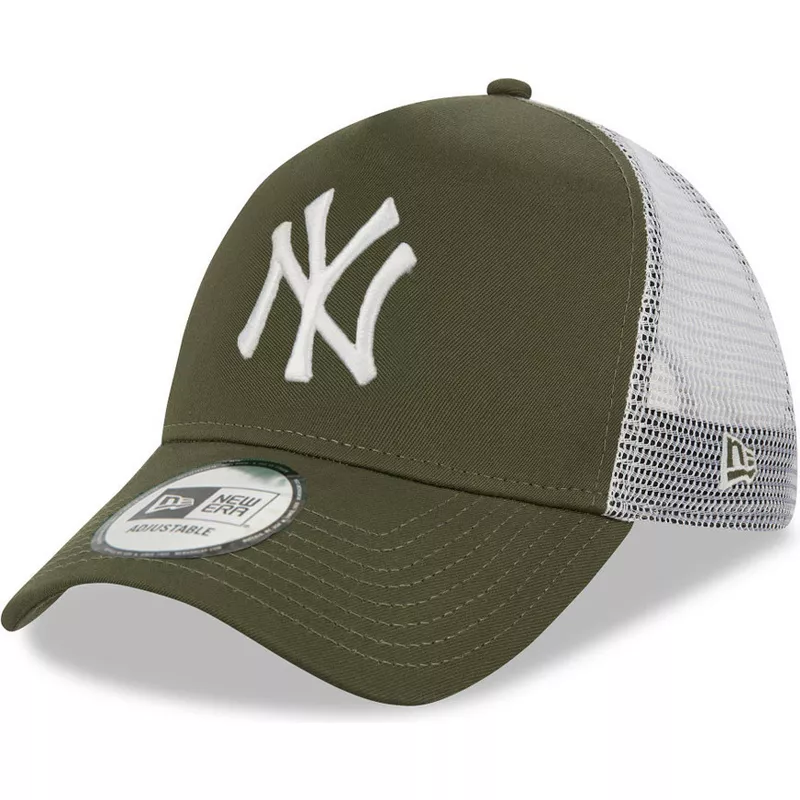 new-era-9forty-a-frame-new-york-yankees-mlb-green-and-white-trucker-hat