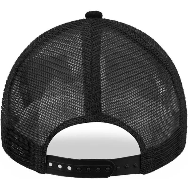 schwarze-trucker-kappe-mit-schwarzem-logo-9forty-a-frame-tonal-der-los-angeles-lakers-nba-von-new-era
