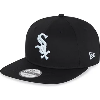 Casquette plate noire snapback 9FIFTY Essential Chicago White Sox MLB New Era