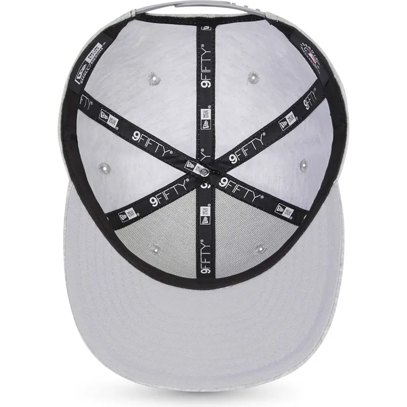 hellgraue-flache-snapback-kappe-9fifty-jersey-medium-der-new-york-yankees-mlb-von-new-era