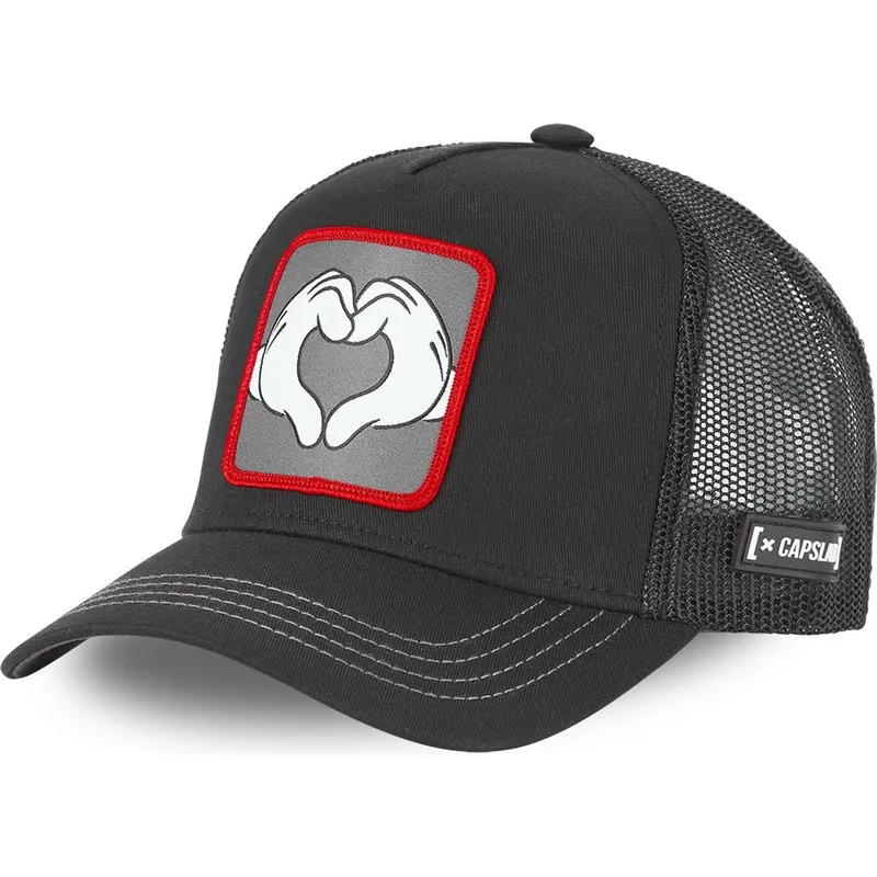 mutzen-gebogen-schwarz-snapback-mickey-mouse-disney-von-capslab mutzen-gebogen-schwarz-snapback-mickey-mouse-disney-von-capslab