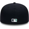 casquette-plate-bleue-marine-ajustee-59fifty-authentic-on-field-seattle-mariners-mlb-new-era