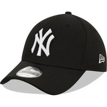 Mützen gebogen schwarz verstellbares band 9FORTY Diamond Era der New York Yankees MLB von New Era