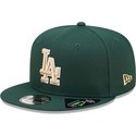 new-era-flat-brim-9fifty-repreve-los-angeles-dodgers-mlb-green-snapback-cap