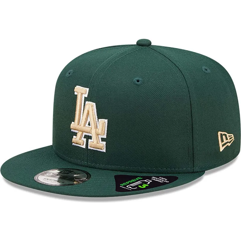 mutzen-flach-grun-snapback-9fifty-repreve-der-los-angeles-dodgers-mlb-von-new-era