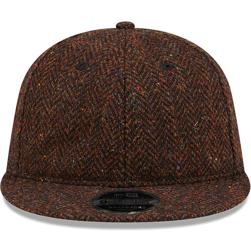 mutzen-flach-braun-verstellbares-band-9fifty-von-new-era
