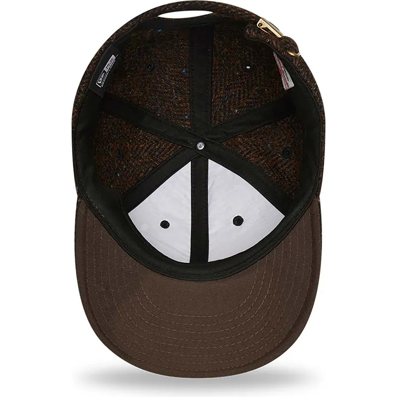 mutzen-flach-braun-verstellbares-band-9fifty-von-new-era