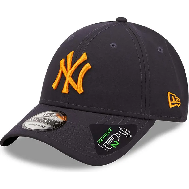 mutzen-gebogen-marineblau-verstellbares-band-9forty-repreve-der-new-york-yankees-mlb-von-new-era mutzen-gebogen-marineblau-verstellbares-band-9forty-repreve-der-new-york-yankees-mlb-von-new-era