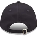 new-era-curved-brim-orange-logo-9forty-repreve-new-york-yankees-mlb-navy-blue-adjustable-cap