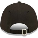 new-era-curved-brim-youth-golden-logo-9forty-league-essential-los-angeles-dodgers-mlb-black-adjustable-cap