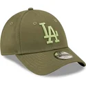 mutzen-gebogen-grun-verstellbares-band-fur-kinder-9forty-league-essential-der-los-angeles-dodgers-mlb-von-new-era