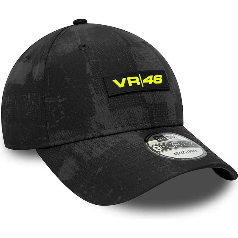 casquette-courbee-noire-ajustable-valentino-rossi-vr46-9forty-all-over-print-motogp-new-era