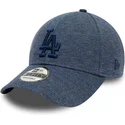 new-era-curved-brim-navy-blue-logo-9forty-tonal-jersey-los-angeles-dodgers-mlb-navy-blue-adjustable-cap