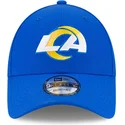 blaue-verstellbare-gebogene-kappe-9forty-the-league-der-los-angeles-rams-nfl-von-new-era