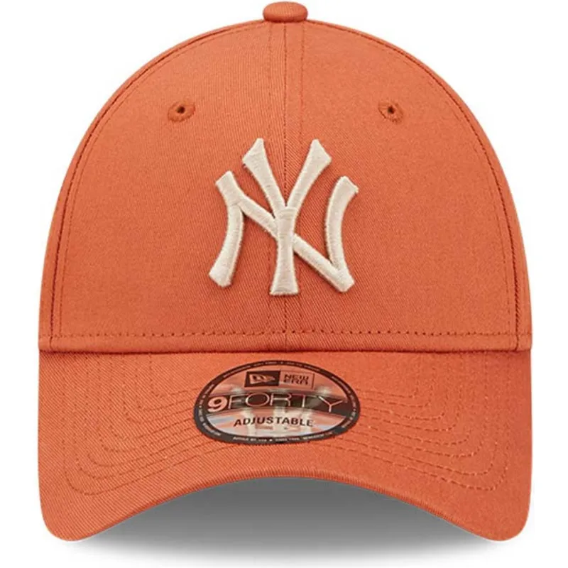 mutzen-gebogen-orange-verstellbares-band-9forty-league-essential-der-new-york-yankees-mlb-von-new-era mutzen-gebogen-orange-verstellbares-band-9forty-league-essential-der-new-york-yankees-mlb-von-new-era