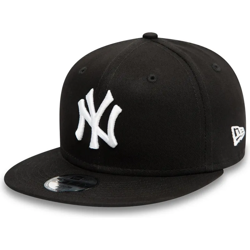 mutzen-flach-schwarz-snapback-fur-kinder-9fifty-essential-der-new-york-yankees-mlb-von-new-era mutzen-flach-schwarz-snapback-fur-kinder-9fifty-essential-der-new-york-yankees-mlb-von-new-era
