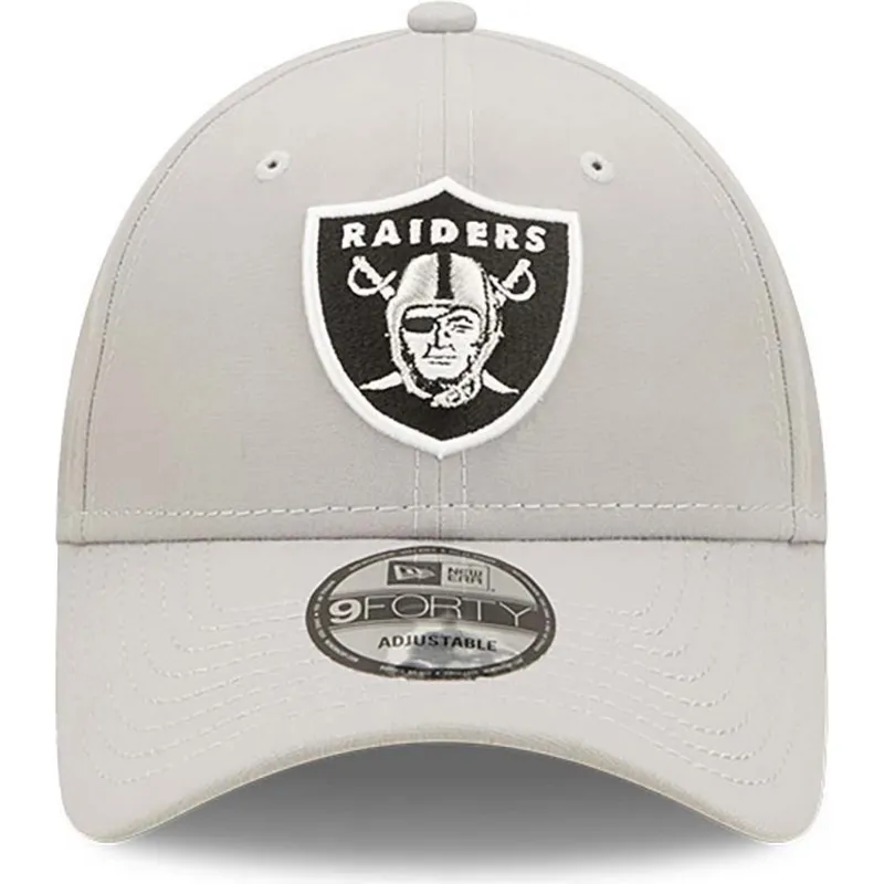 mutzen-gebogen-grau-verstellbares-band-9forty-repreve-der-las-vegas-raiders-nfl-von-new-era