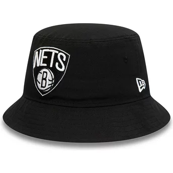 New Era Print Infill Brooklyn Nets NBA Black Bucket Hat