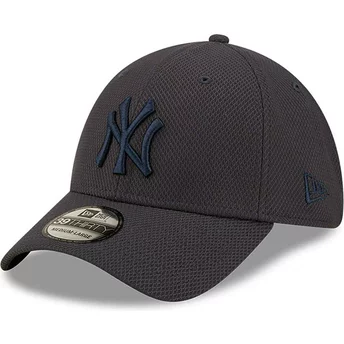Casquette courbée bleue marine ajustée avec logo bleu marine 39THIRTY Diamond Era New York Yankees MLB New Era